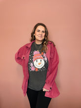 Load image into Gallery viewer, chillin&#39; snowman graphic tshirt - comfort colors
